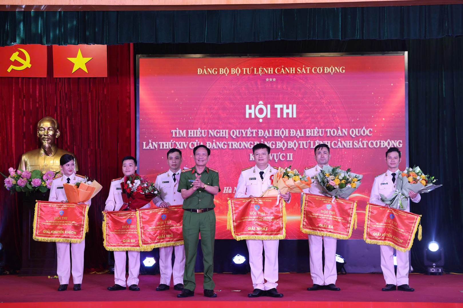 Sôi nổi Hội thi tìm hiểu Nghị quyết Đại hội XIV của Đảng trong Đảng bộ Bộ Tư lệnh Cảnh sát cơ động – Khu vực II