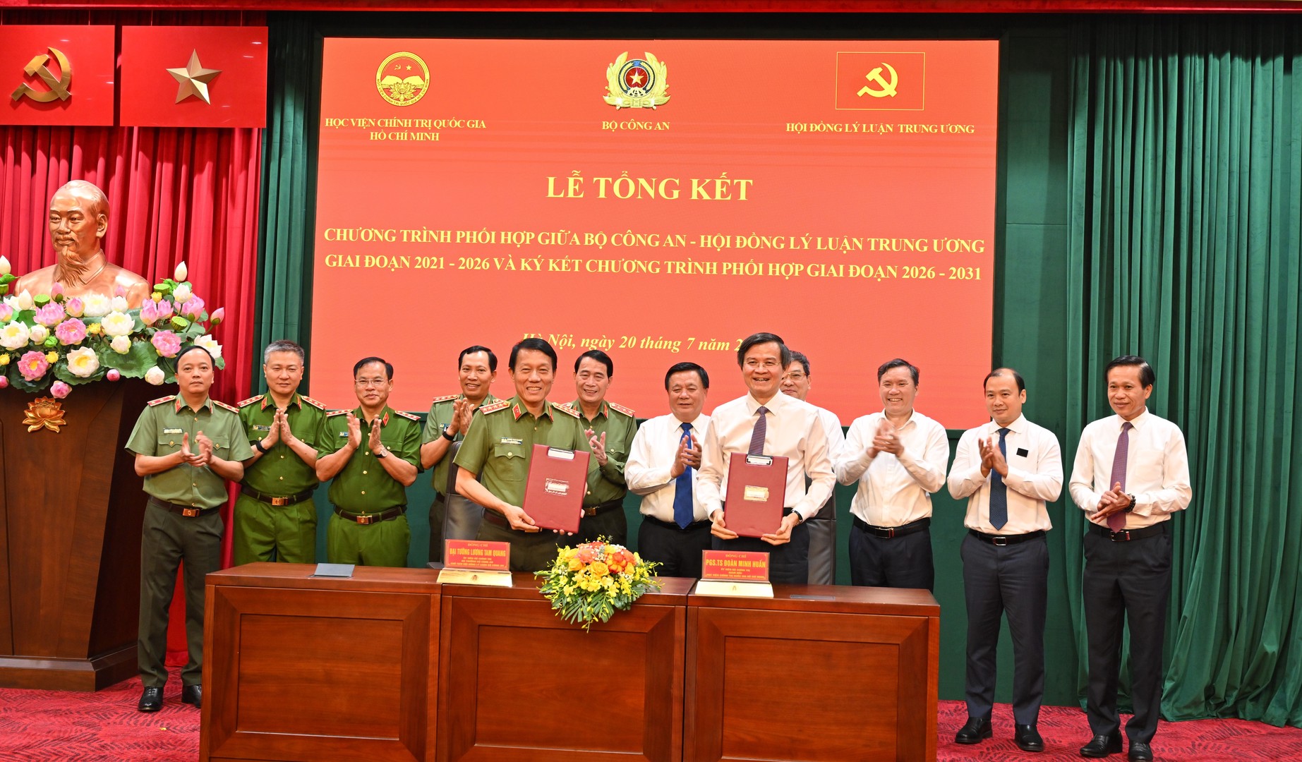 Nâng tầm quan hệ phối hợp giữa Bộ Công an và Học viện Chính trị quốc gia Hồ Chí Minh