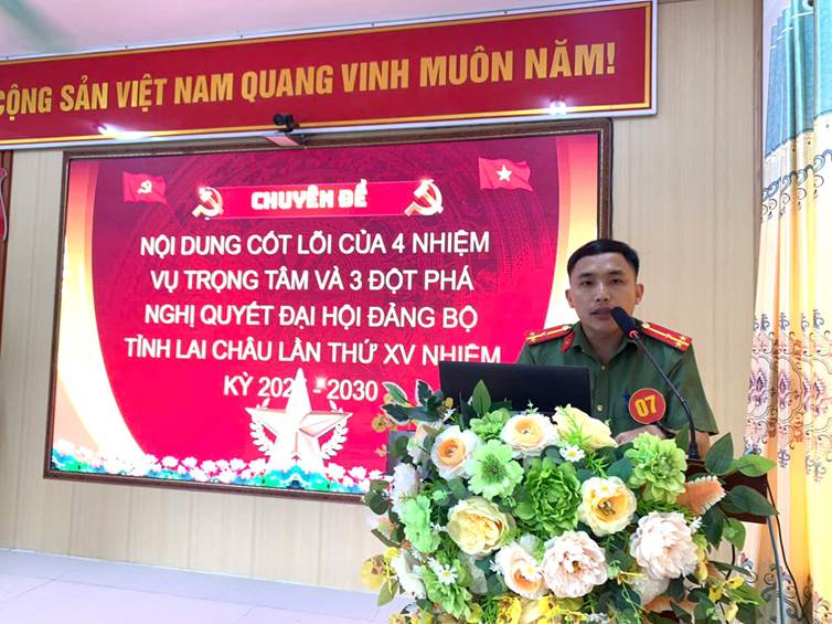 Chi bộ Công an xã tham gia cuộc thi báo viên, tuyên truyền viên giỏi cơ sở cấp xã năm 2026