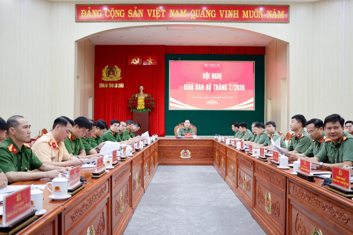 Bộ Công an tổ chức Hội nghị Giao ban Bộ tháng 7/2026