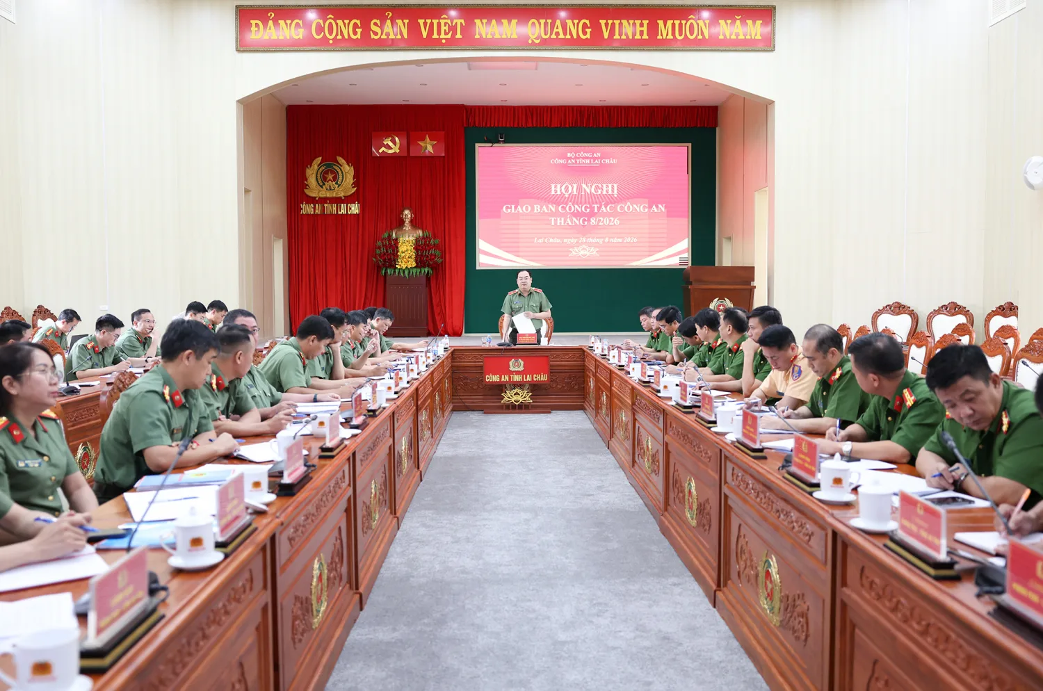 Hội nghị giao ban công tác tháng 8/2026