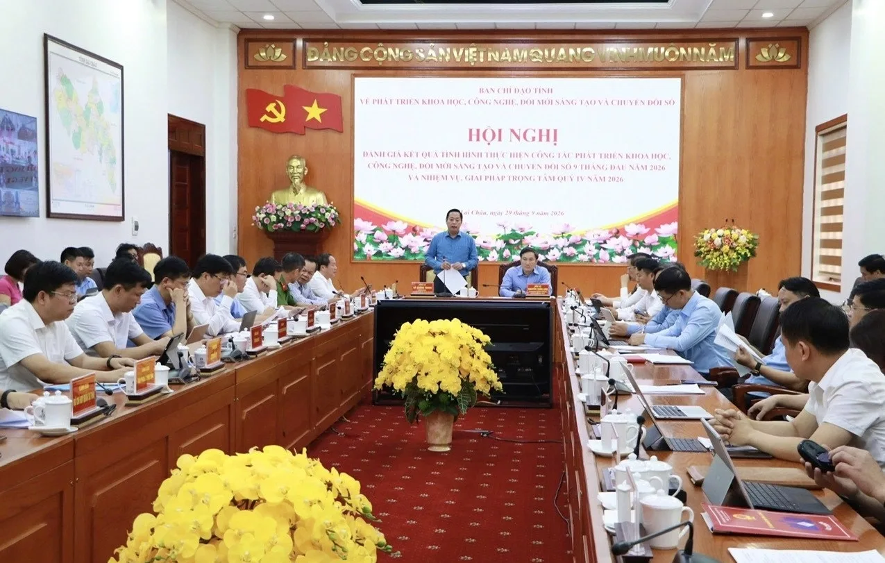 Đánh giá kết quả tình hình thực hiện công tác phát triển khoa học, công nghệ, đổi mới sáng tạo và chuyển đổi số 9 tháng đầu năm 2026