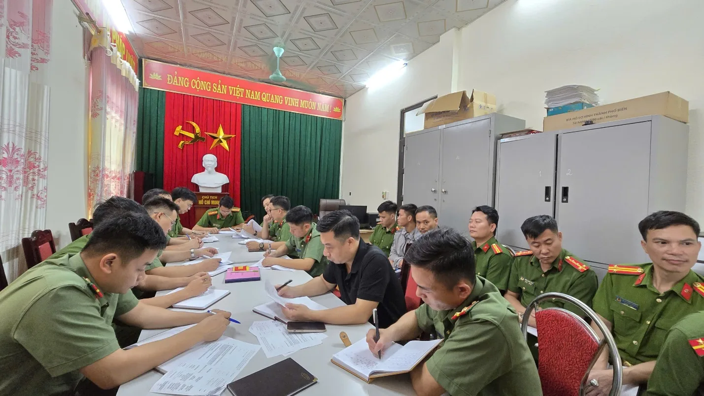 Nâng cao chất lượng sinh hoạt Chi bộ Công an xã Mường Khoa
