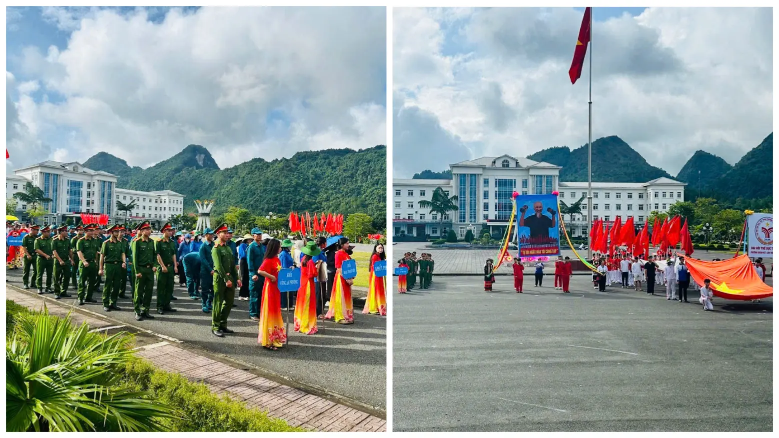 Công an phường Đoàn Kết khẩn trương luyện tập, sẵn sàng cho Đại hội Thể dục thể thao lần thứ I năm 2026