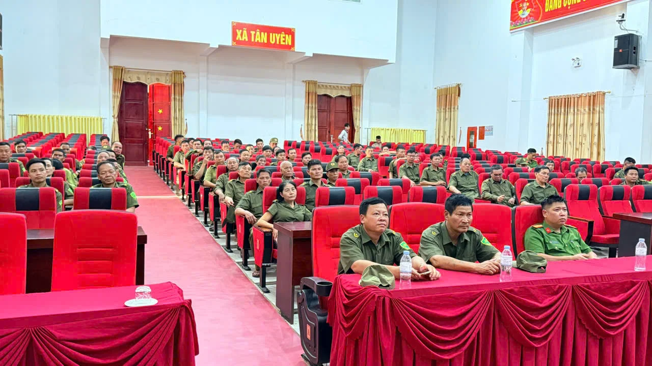 Công an xã Tân Uyên tổ chức tập huấn cho tổ quản lý người sử dụng trái phép chất ma tuý năm 2026