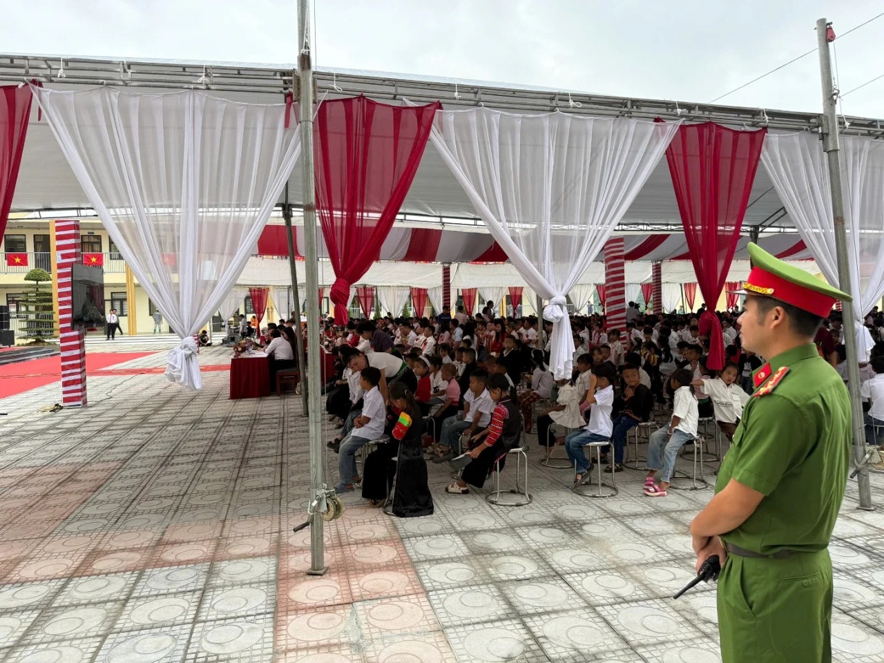 Bảo đảm ANTT khu vực diễn ra Lễ khai giảng