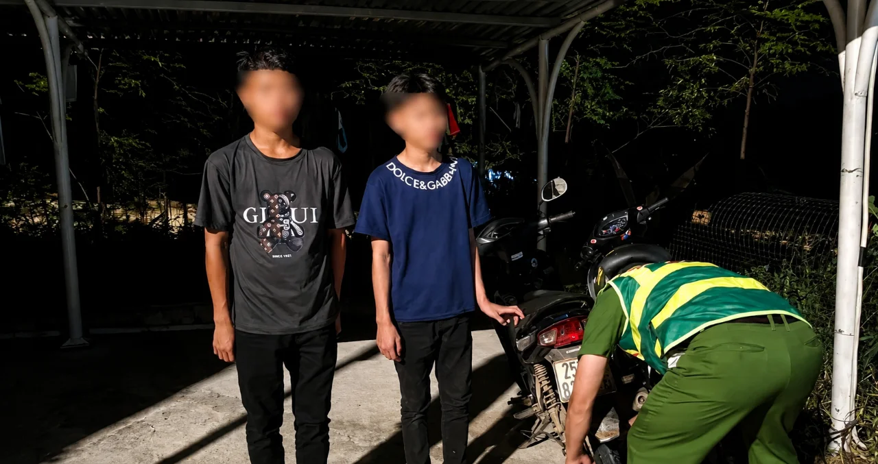Công an xã Nậm Cuổi tăng cường công tác tuần tra trong dịp lễ Quốc khánh 02/9