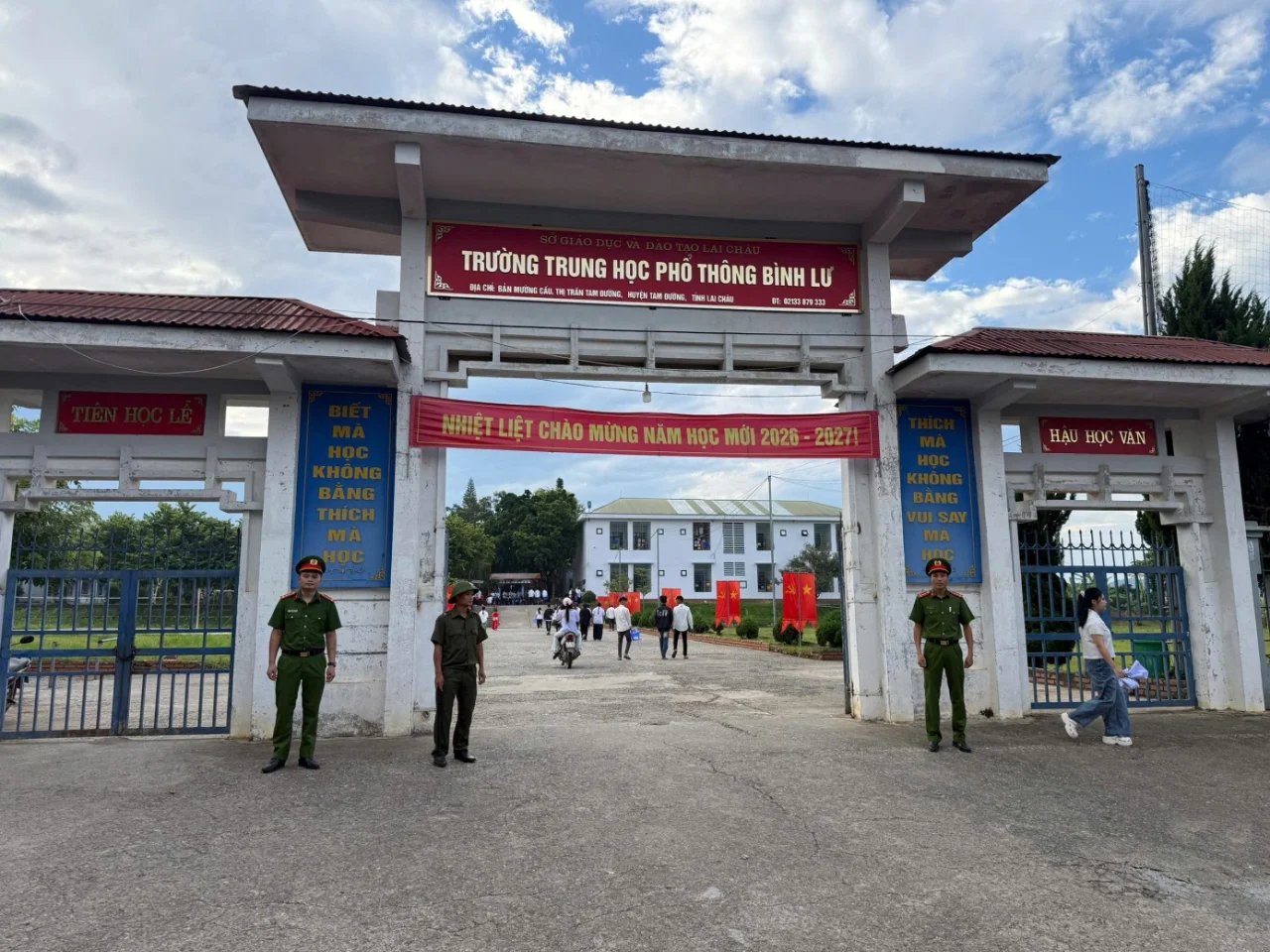 Các lực lượng tham gia đảm bảo an toàn cho Lễ Khai giảng năm học mới