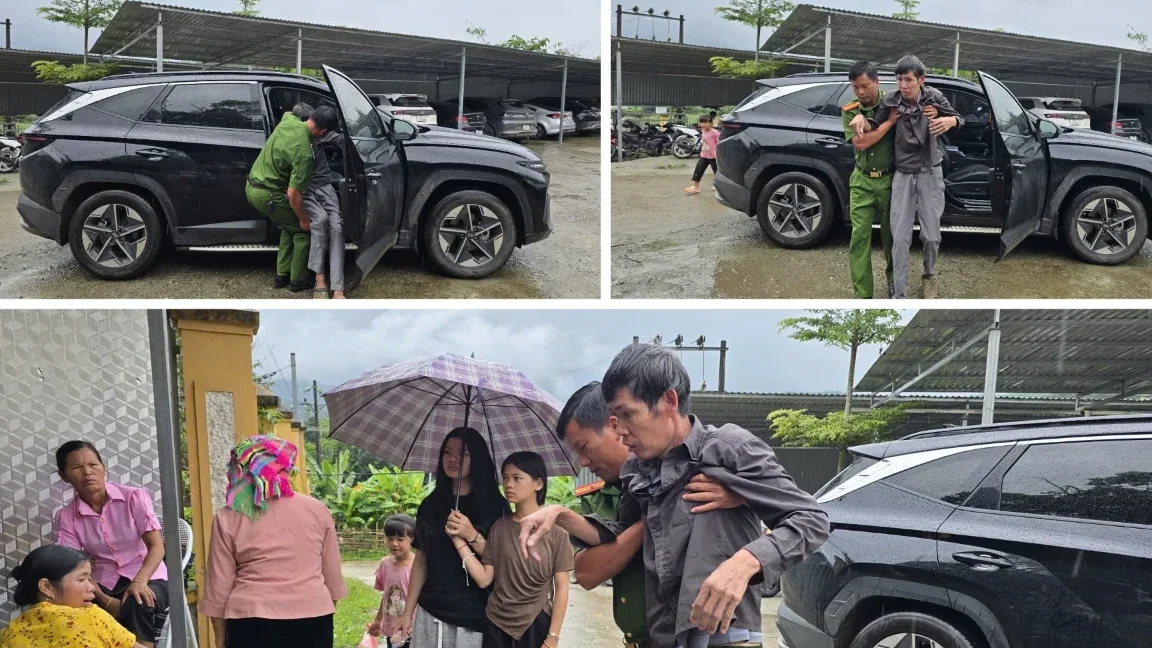 Công an xã Mường Khoa tận tình đưa, đón Nhân dân làm căn cước, thu nhận hồ sơ định danh điện tử mức 2