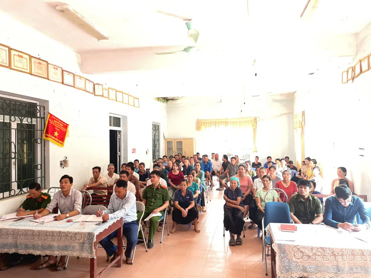 Chủ động đảm bảo ANTT trong công tác bầu trưởng bản tại bản Nậm Mạ