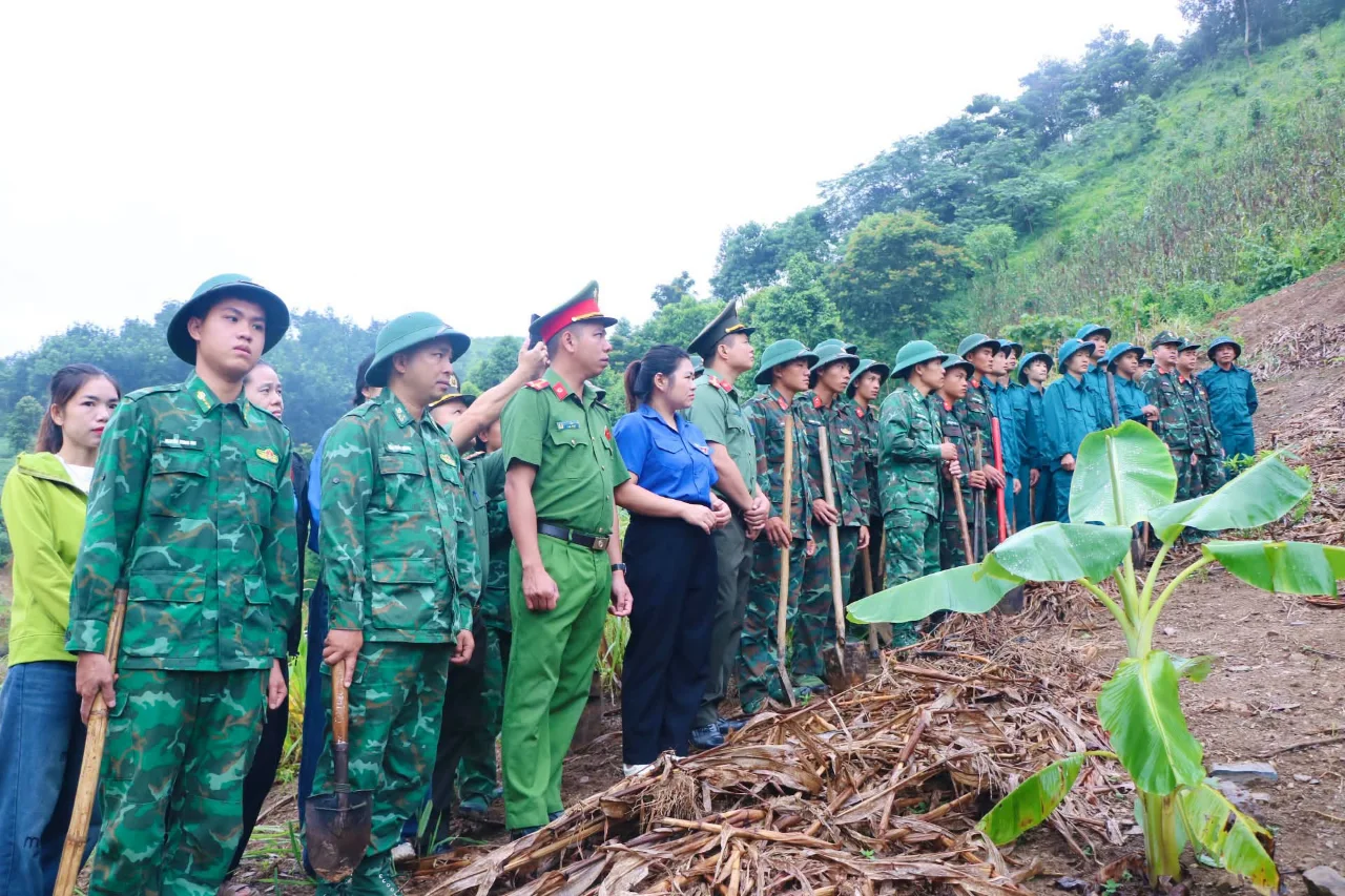 Các lực lượng thực hiện nghi lễ trước khi khai quật