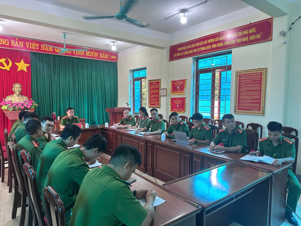 Công an phường Đoàn Kết triển khai tuyển chọn công dân thực hiện nghĩa vụ CAND năm 2027