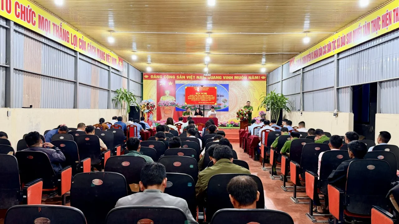 Xã Dào San sơ kết thực hiện Nghị quyết về xây dựng xã “không ma túy”