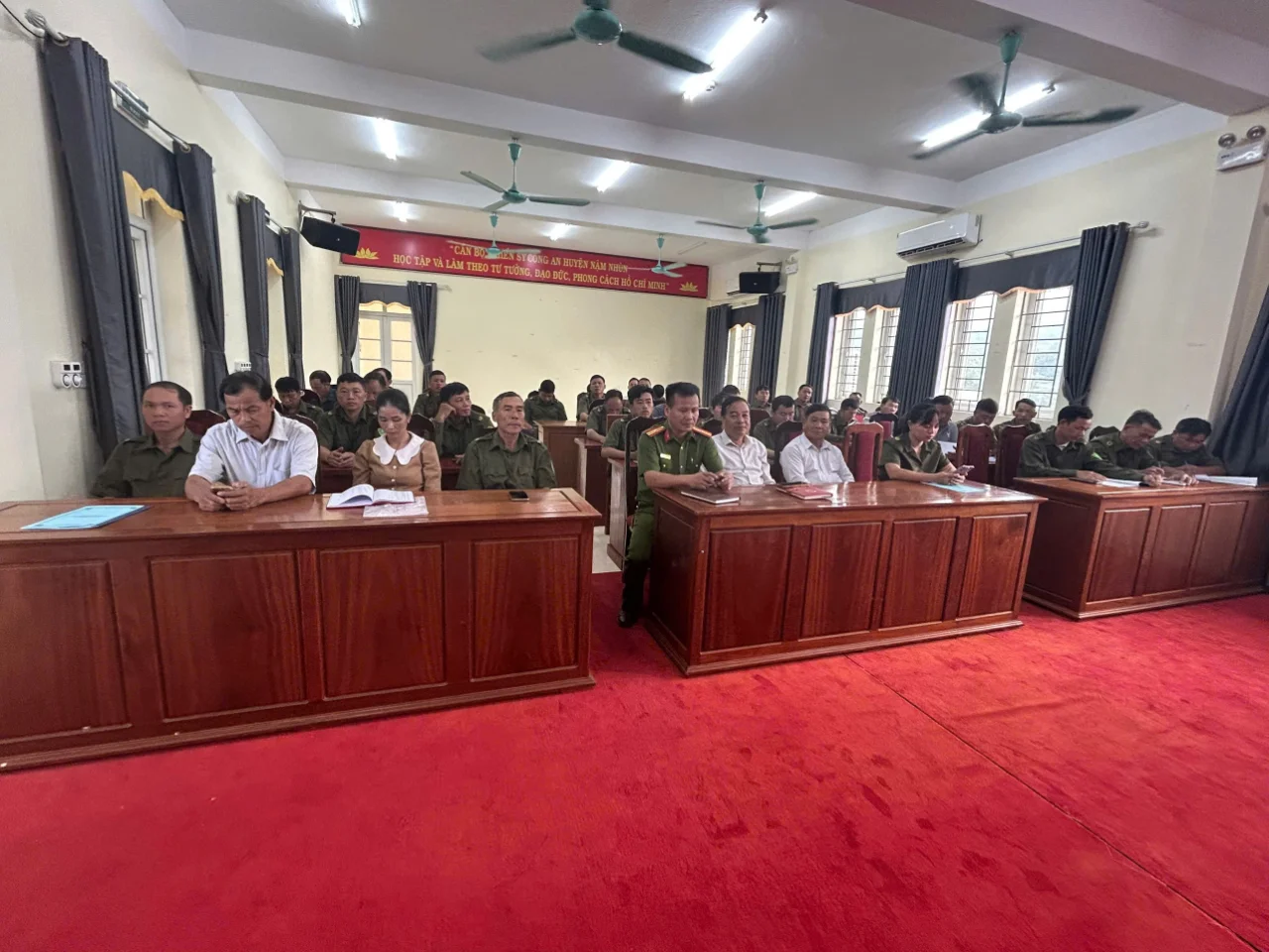 Công an xã Nậm Hàng tham mưu tổ chức tập huấn công tác phòng, chống ma túy tại cơ sở