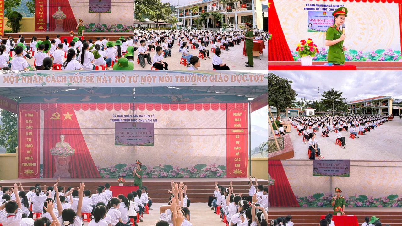 Tuyên truyền Kỹ năng tự bảo vệ và An toàn giao thông cho 339 học sinh tại Trường tiểu học Chu Văn An