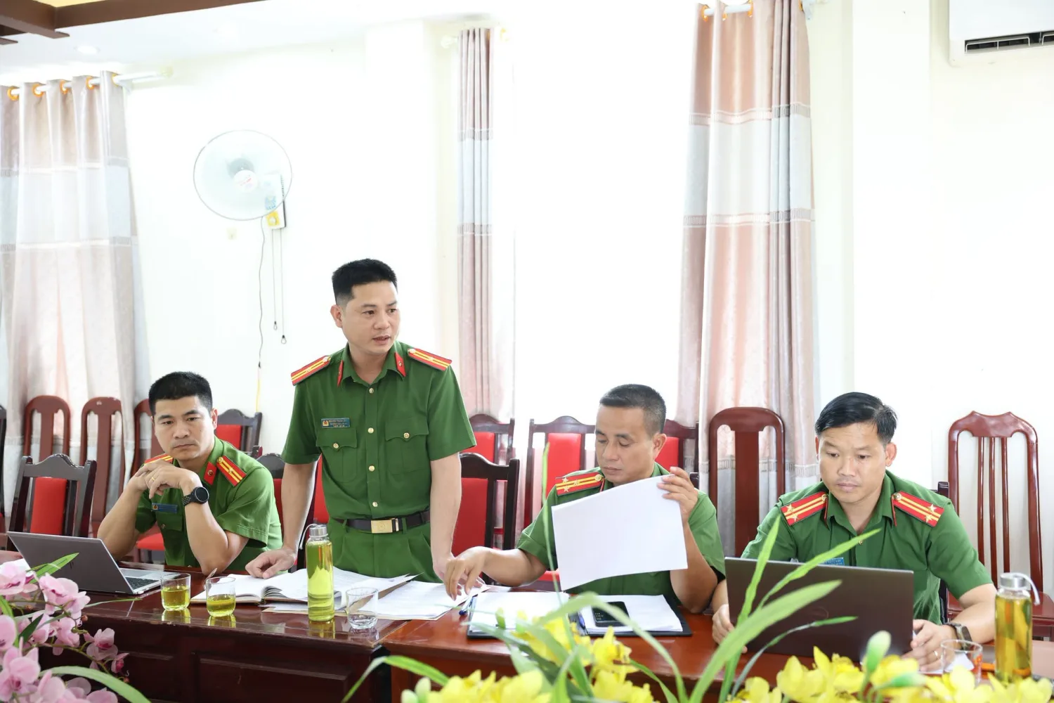 Kiểm tra công tác bảo đảm ANTT các hoạt động Tết Độc lập tại Than Uyên