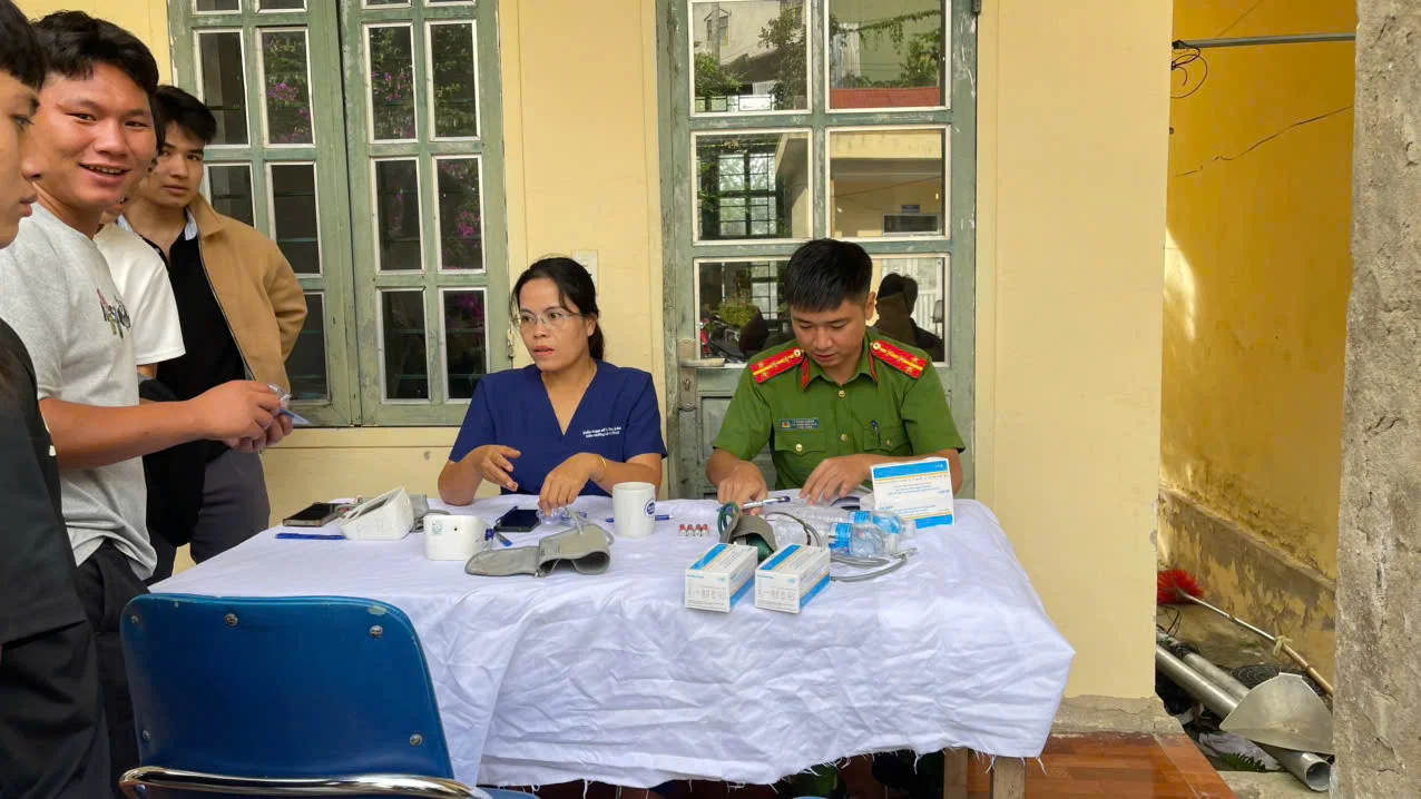 Phối hợp khám sơ tuyển cho công dân thực hiện nghĩa vụ quân sự, nghĩa vụ tham gia vào Công an nhân dân