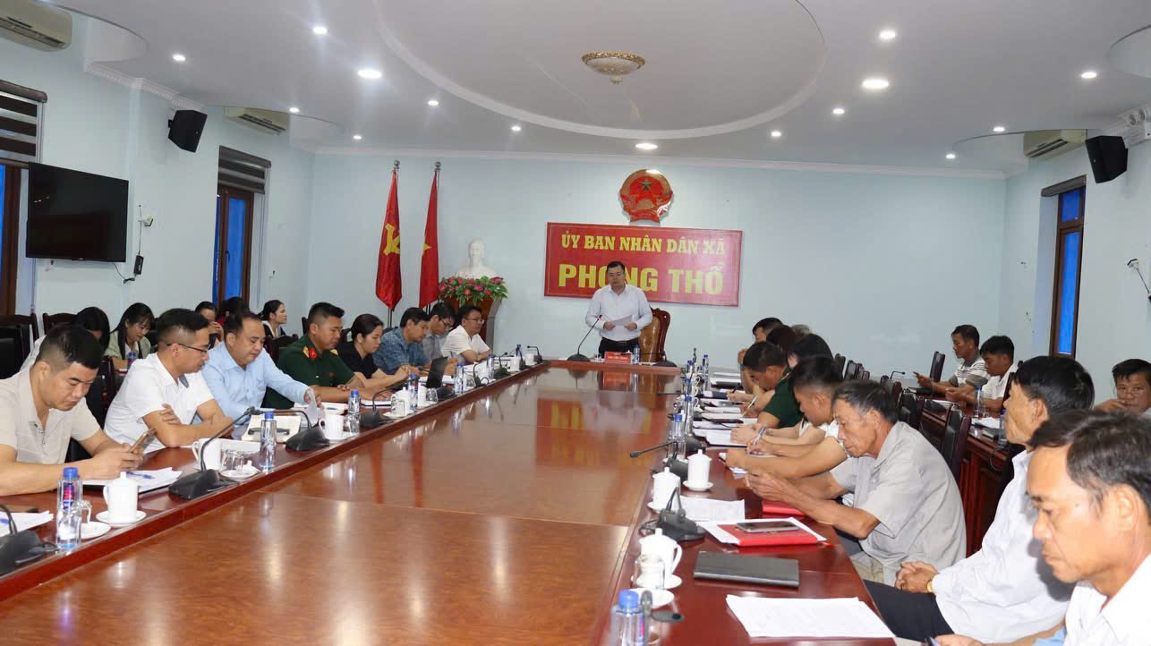Công an xã Phong Thổ chủ động phương án đảm bảo an ninh trật tự lễ hội Kin lẩu khẩu mẩu năm 2026.