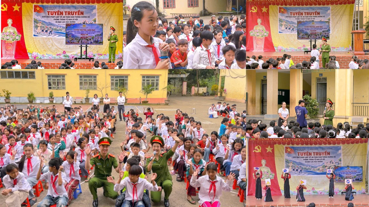 499 học sinh được trang bị kỹ năng an toàn giao thông, phòng ngừa tệ nạn xã hội, bạo lực học đường