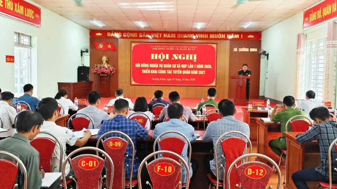 Công an xã Mường Khoa chủ động thực hiện nhiệm vụ tuyển quân năm 2027