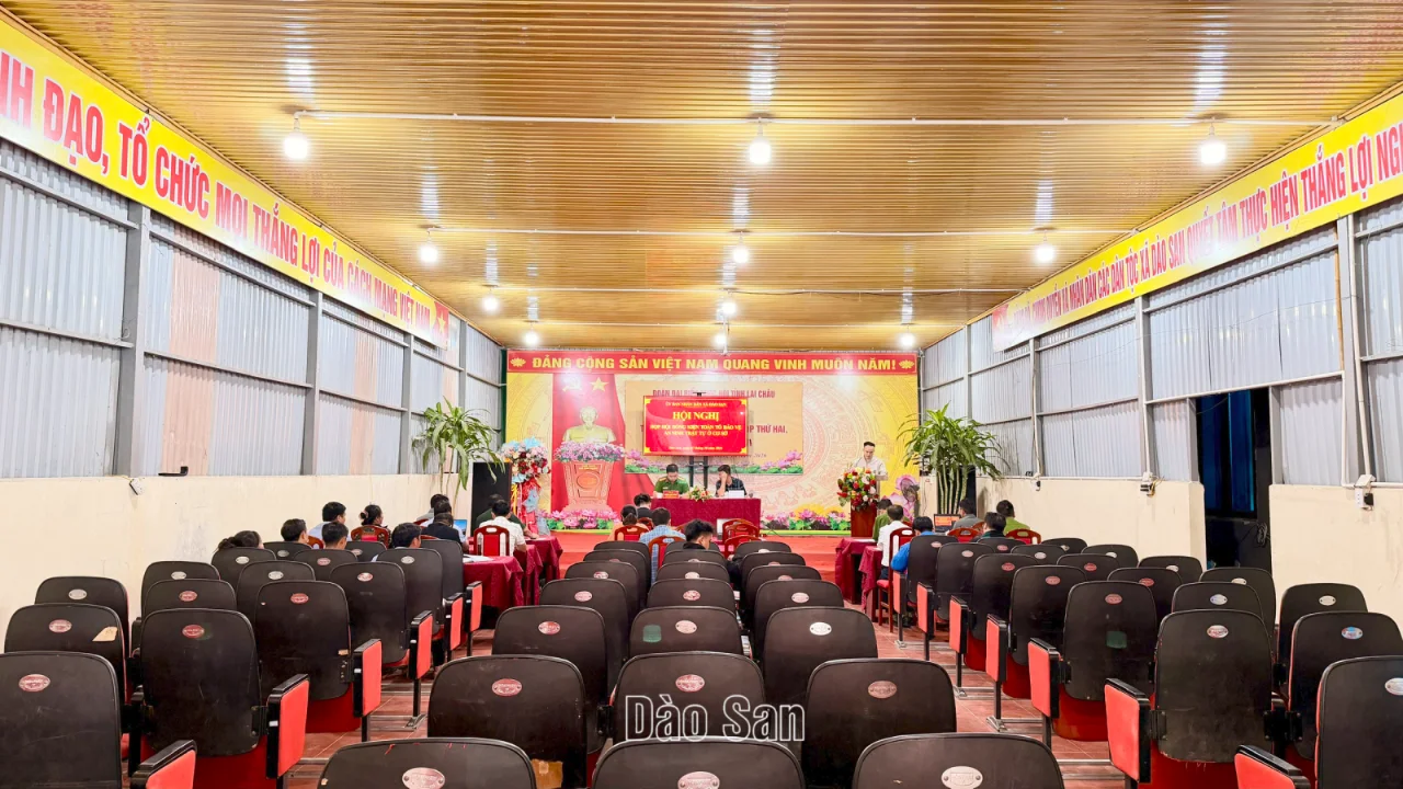 Công an xã Dào San tham mưu kiện toàn các tổ bảo vệ An ninh, trật tự ở cơ sở sau sáp nhập