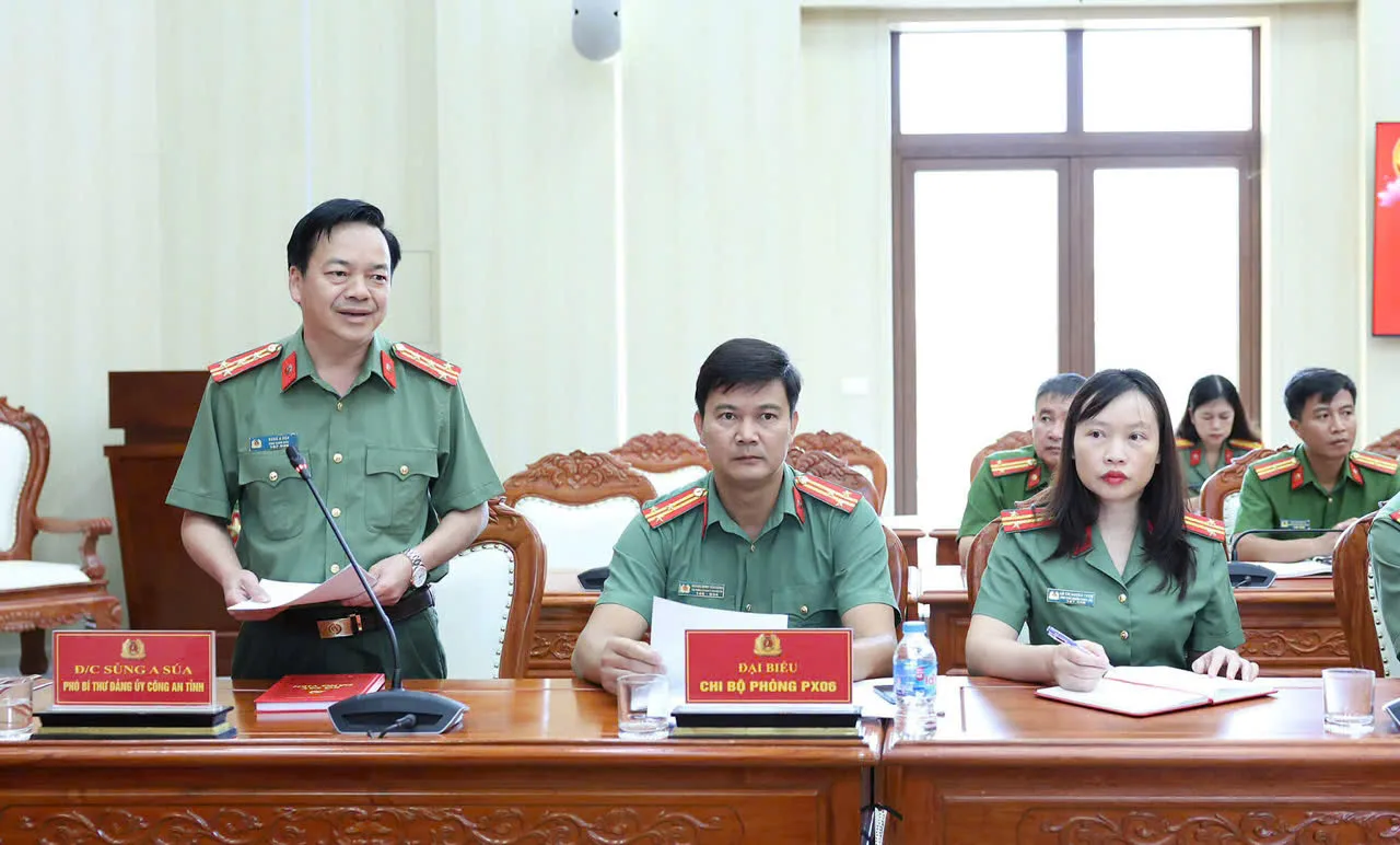 Đảng ủy Công an tỉnh tổ chức lớp bồi dưỡng kiến thức, kỹ năng công tác kiểm tra, giám sát và thi hành kỷ luật của đảng năm 2026