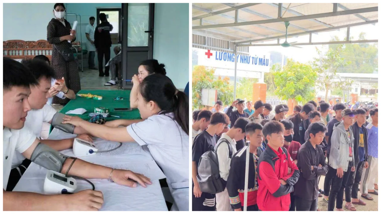 Công an xã Pắc Ta tổ chức khám sơ tuyển nghĩa vụ Quân sự và nghĩa vụ Công an nhân dân năm 2027