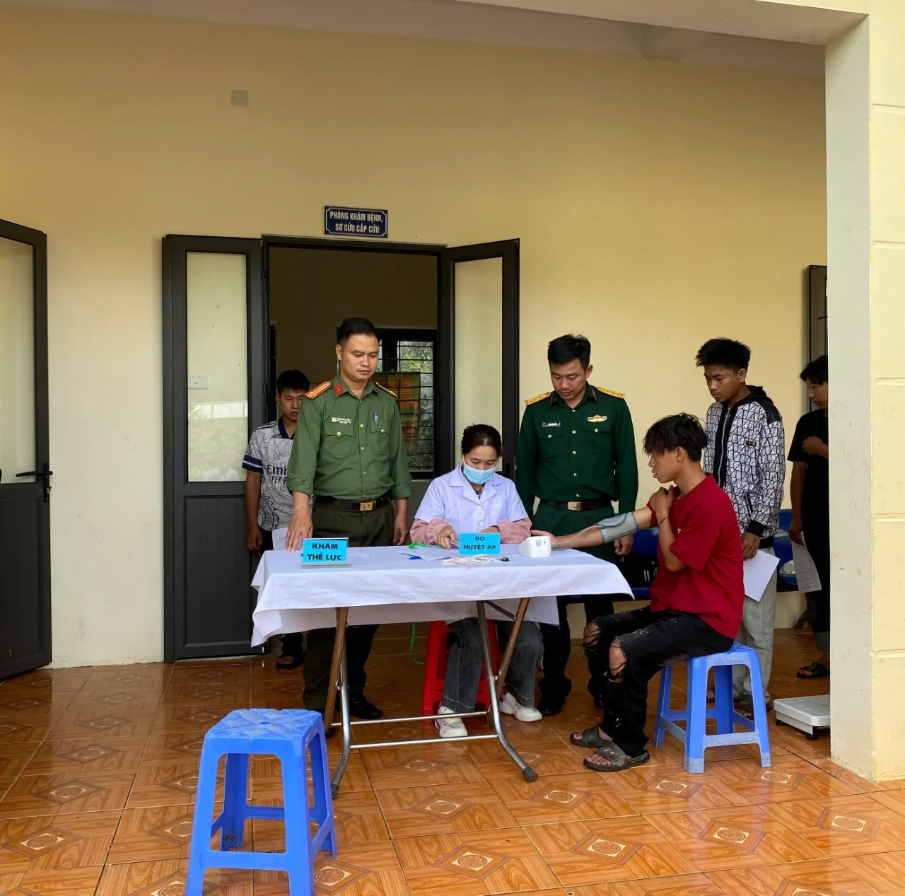 Công an xã Pa Ủ phối hợp tổ chức đợt khám sơ tuyển nghĩa vụ quân sự và công an nhân dân năm 2027.
