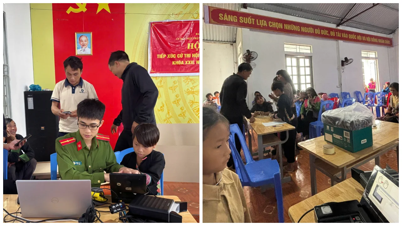 Công an xã Pắc Ta thành công trong công tác thu nhận và kích hoạt tài khoản định danh điện tử đạt kết quả cao