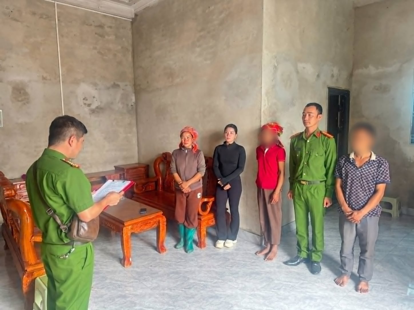 Công an xã Thu Lũm liên tiếp đấu tranh, triệt phá nhiều vụ án phạm tội về ma túy
