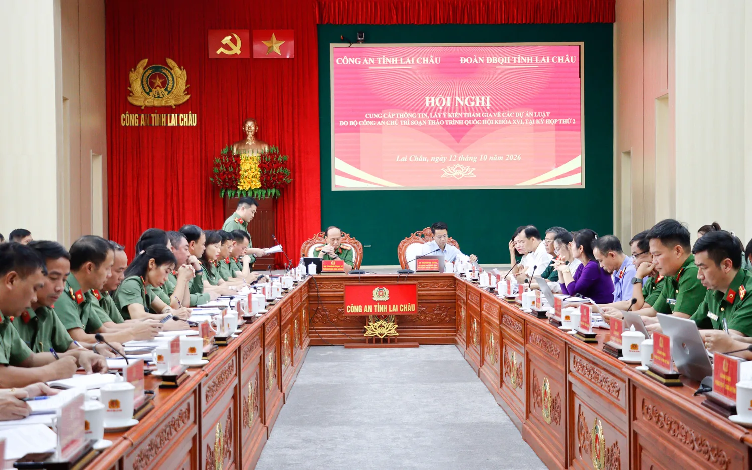 Hội nghị cung cấp thông tin, lấy ý kiến tham gia về các dự án Luật do bộ Công an chủ trì soạn thảo